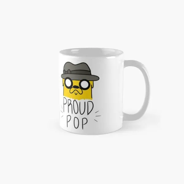 

Proud Pop Jake Classic Mug Coffee Picture Photo Gifts Printed Image Cup Handle Round Design Tea Simple Drinkware