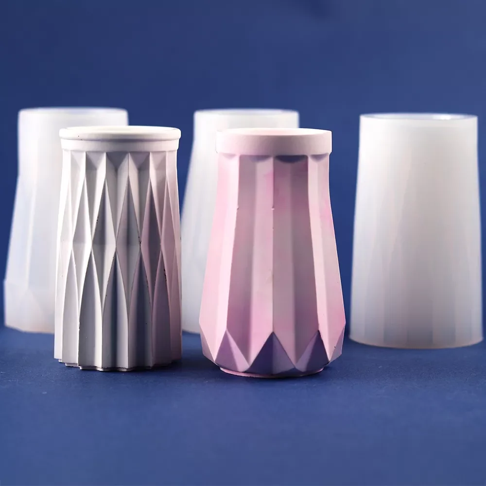 

Vase Silicone Mold Handmade Hydroponic Vase Plant Pot Concrete Mould Flower Container Epoxy Resin Casting Mold Home Decor