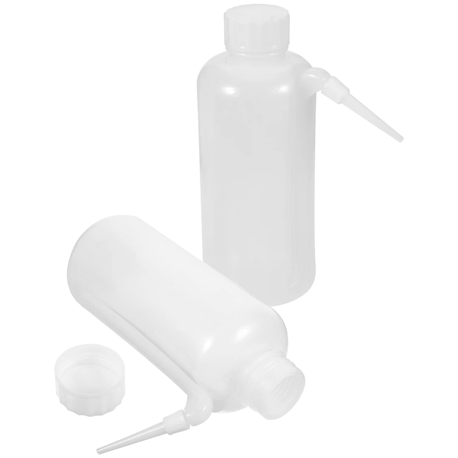 

2pcs Side Mouth Cleaner Bottles Flower Watering Bottles Plants Watering Squeeze Bottles