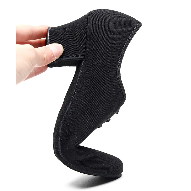 SUN LISA Women's Lady's Girl's Oxford Chunky Heel Sneaker Ballroom Modern Latin Dance Shoes 3.5cm Heel High