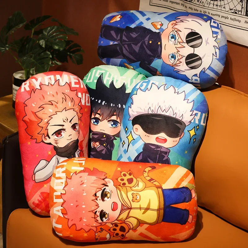 Kawaii Jujutsu Kaisen плюшевые подушки Gojo Satoru Dakimakura милая аниме-подушка Yuji Itadori пледы