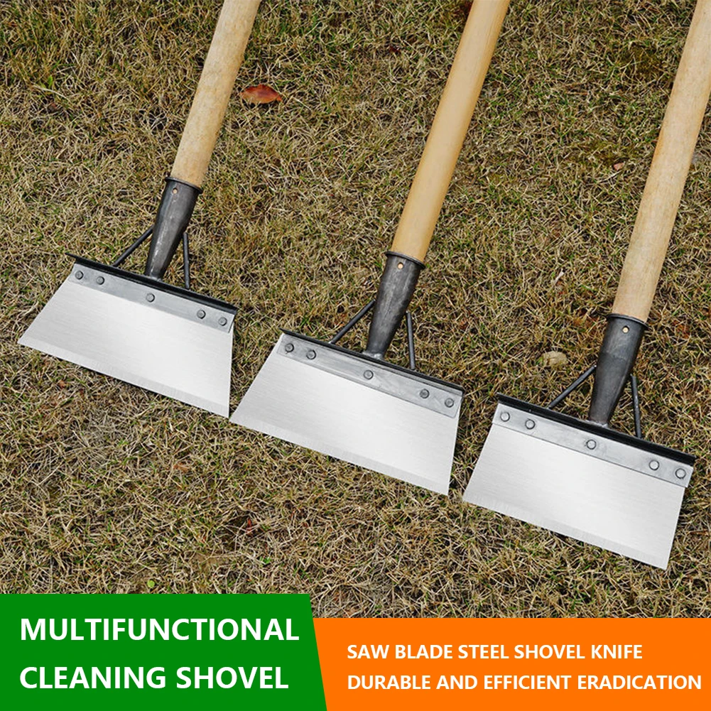 

Multifunctional Outdoor Garden Cleaning Shovel Steel Flat Shovel Ice Shovel Weeding Planting Farm Weeding Tools Garden Tools