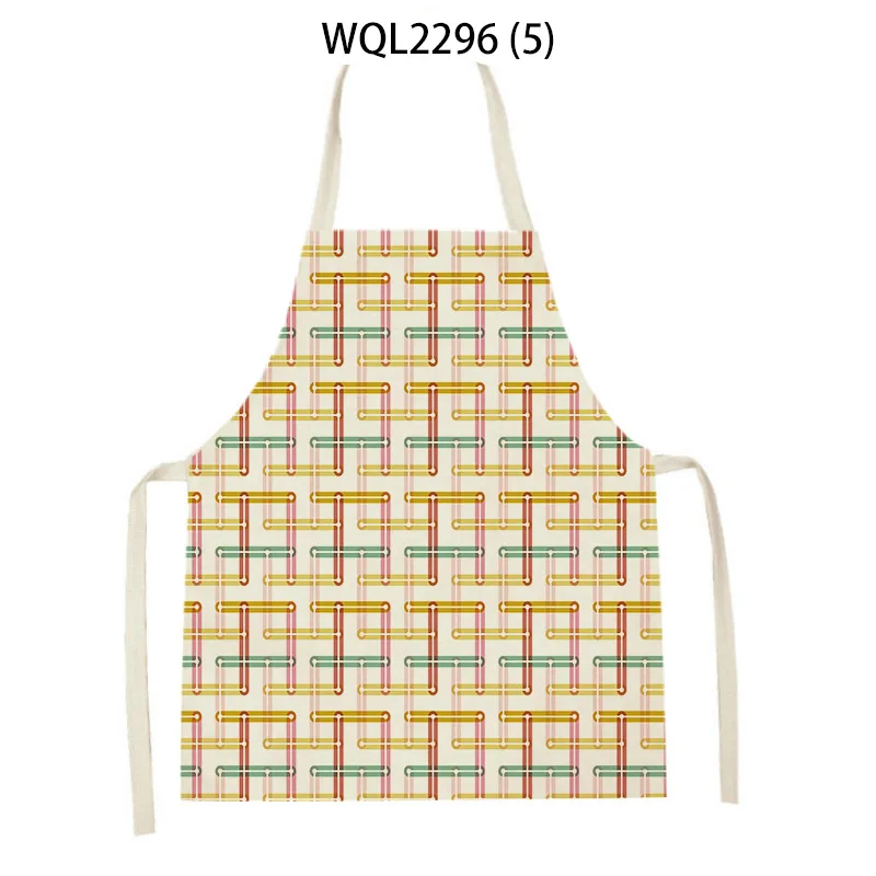 

Современный минималистичный Кухонный Фартук с геометрическим рисунком 2023, аксессуары для барбекю и выпечки, аксессуары для готовки, мужски...