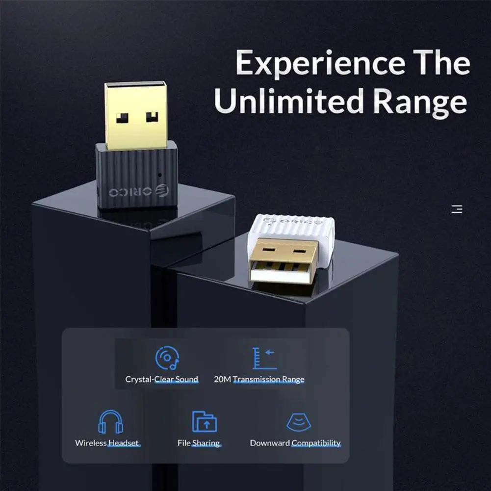 

Bta-508- Bk/wh- 5.0 Bluetooth-compatible Adapter Adaptador Mini Support Adapter 5.0+br/edr. 7/8/10 Usb-a K2s6