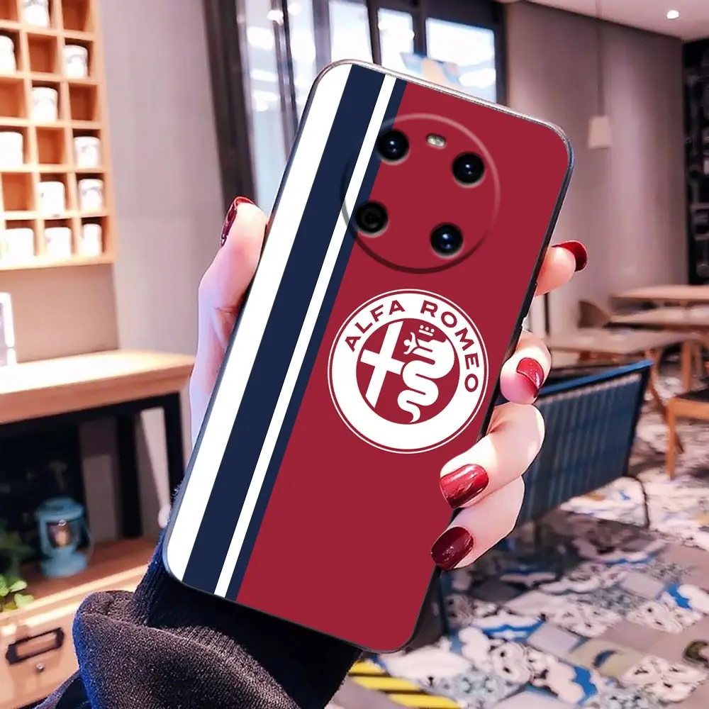 Phone Case For HUAWEI P50 P40 P30 P20 P10 P9 P8 Plus MATE 30 20 20X 10 9 8 Pro Lite Case Funda Shell Italy Sport Car Alfa Romeo