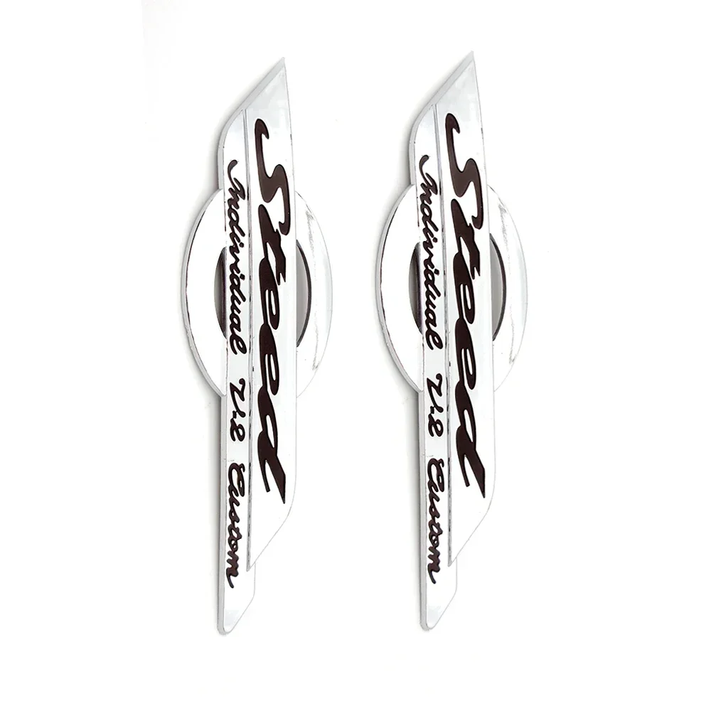 2 шт. эмблема топливного бензобака украшение 3D наклейки крышка бензина мотоцикла