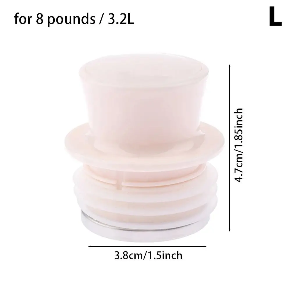 

Заглушка для термоса из нержавеющей стали и силикона S/L