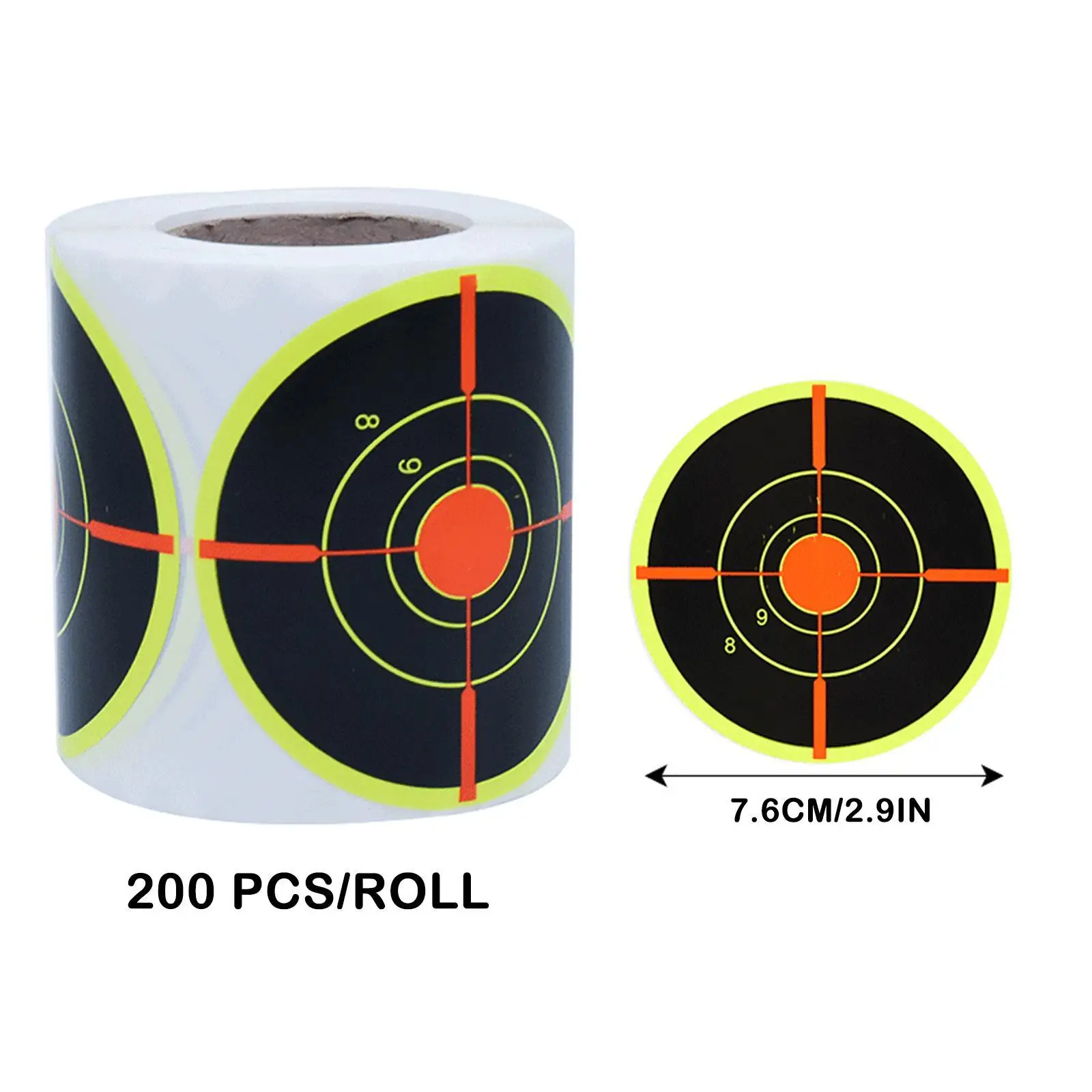 

New 200pcs Shooting Splatter Target Self-adhesive Shoot Flower Objective Targets Stickers for Archery Bow Hunting Shooting Train