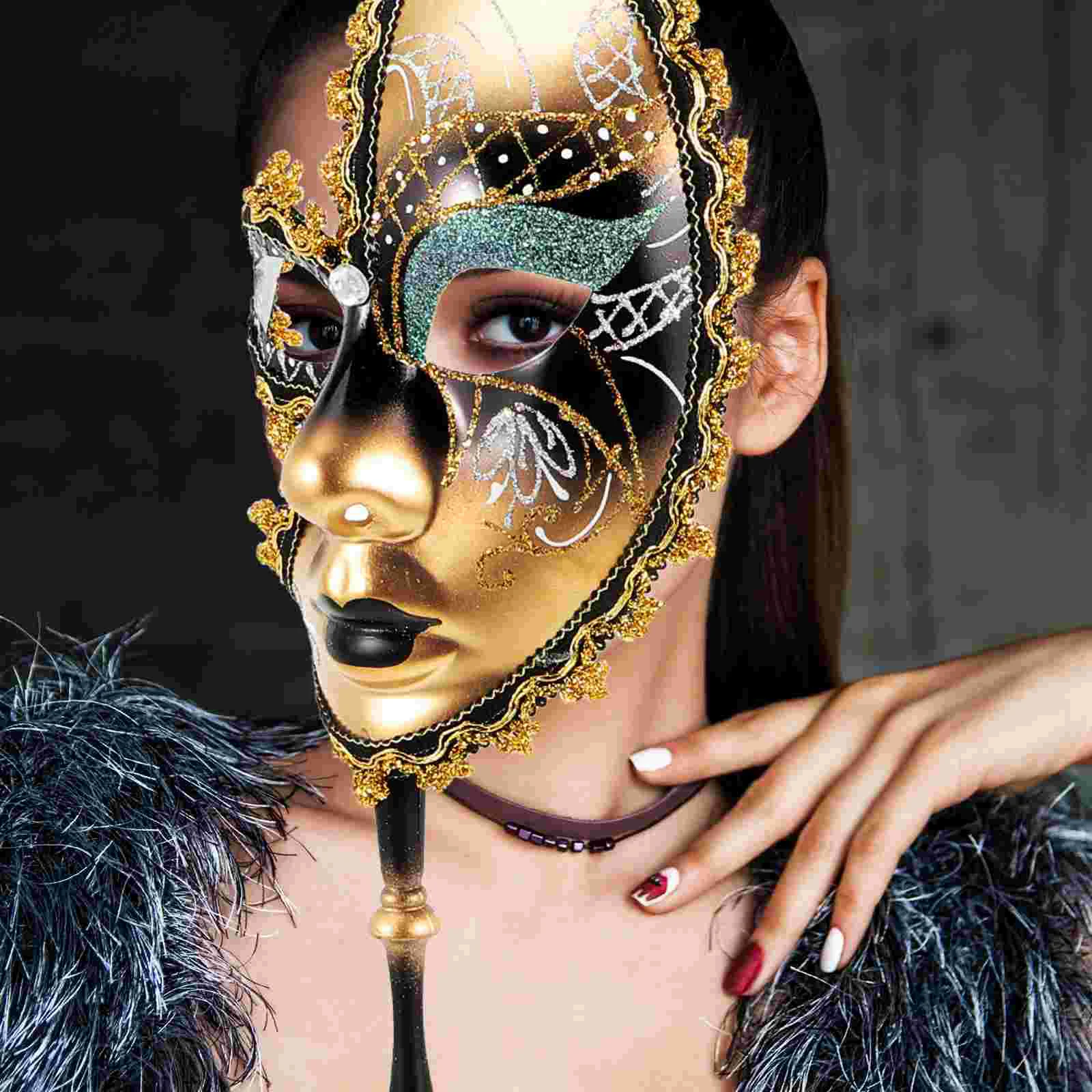 

Маска для рук ювелирные аксессуары винтажные маски сферические маски для Хэллоуина полукарнавальные маски пластиковая фотомаска