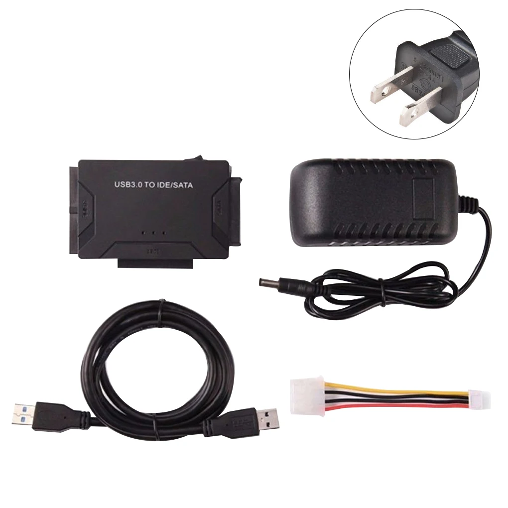 

USB3 0 to SATA IDE HDD Hard Disk Drive Converter 2 5 3 5inch External Hard Disk Case Box 5 GBPS High Speed US EU UK Plug