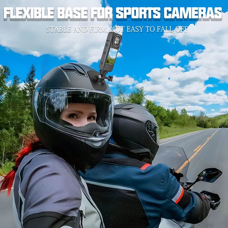Фиксирующее основание для спортивной экшн-камеры Insta360 X 4 3 2 Gopro 12/11/10/9 шлем