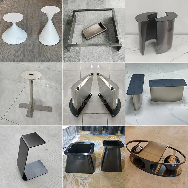 Штатив для журнального столика из нержавеющей стали каменная плита мраморный