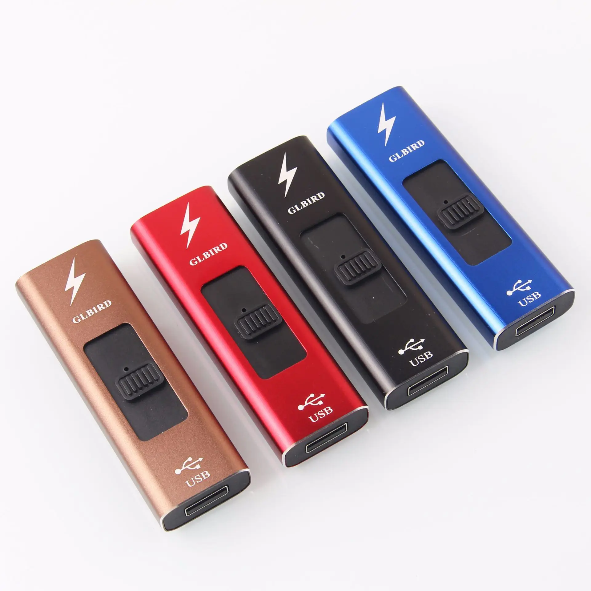 

Usb Charge Lighter On Push Pulse Electric Arc Originality Gift Lighter Windproof