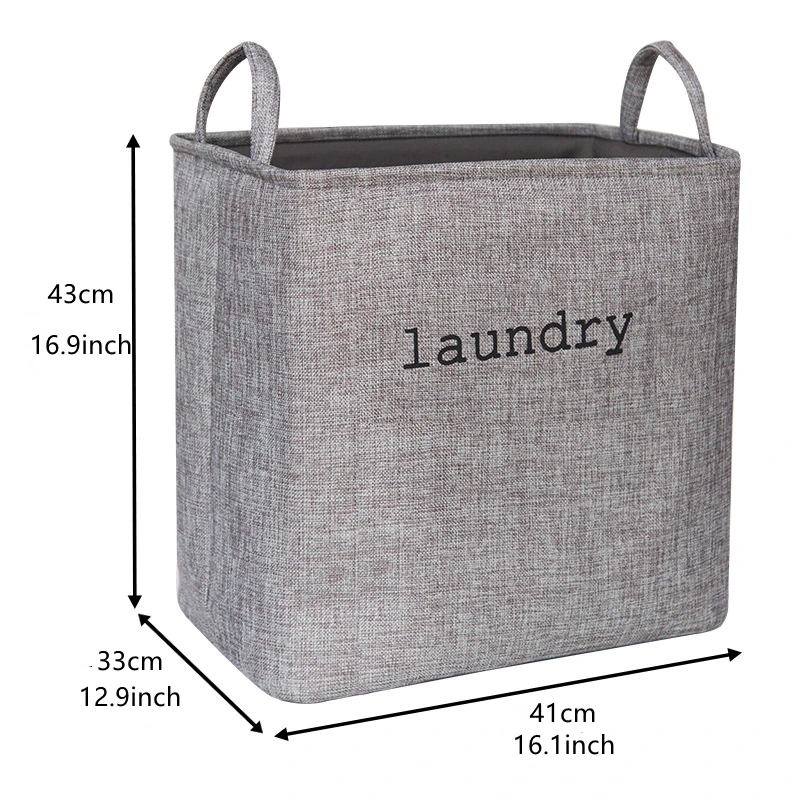 Супер большая корзина для хранения белья двухслойная Толстая складная мелочей с