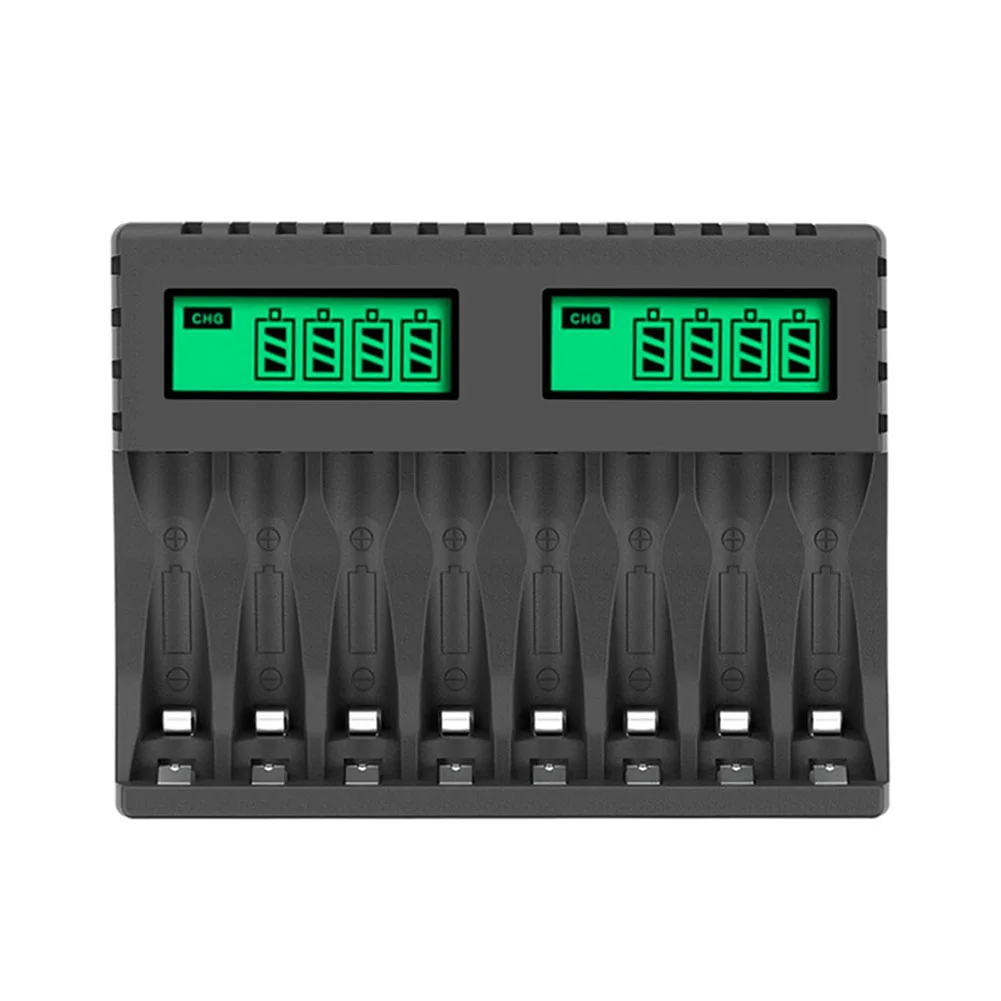 

Умное зарядное устройство с ЖК-дисплеем, 8 ячеек, 5 В, 2 А