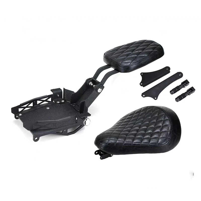 

По индивидуальному заказу для мотоцикла BENDA NAPOLEON BOB 500, подушка для одного сиденья, аксессуары для модификации, складное сиденье, двойная подушка сиденья