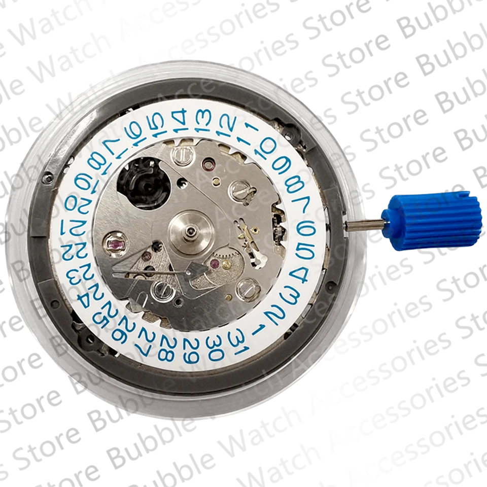 NH35a автоматический механический механизм синие красные белые цифры дата-колесо