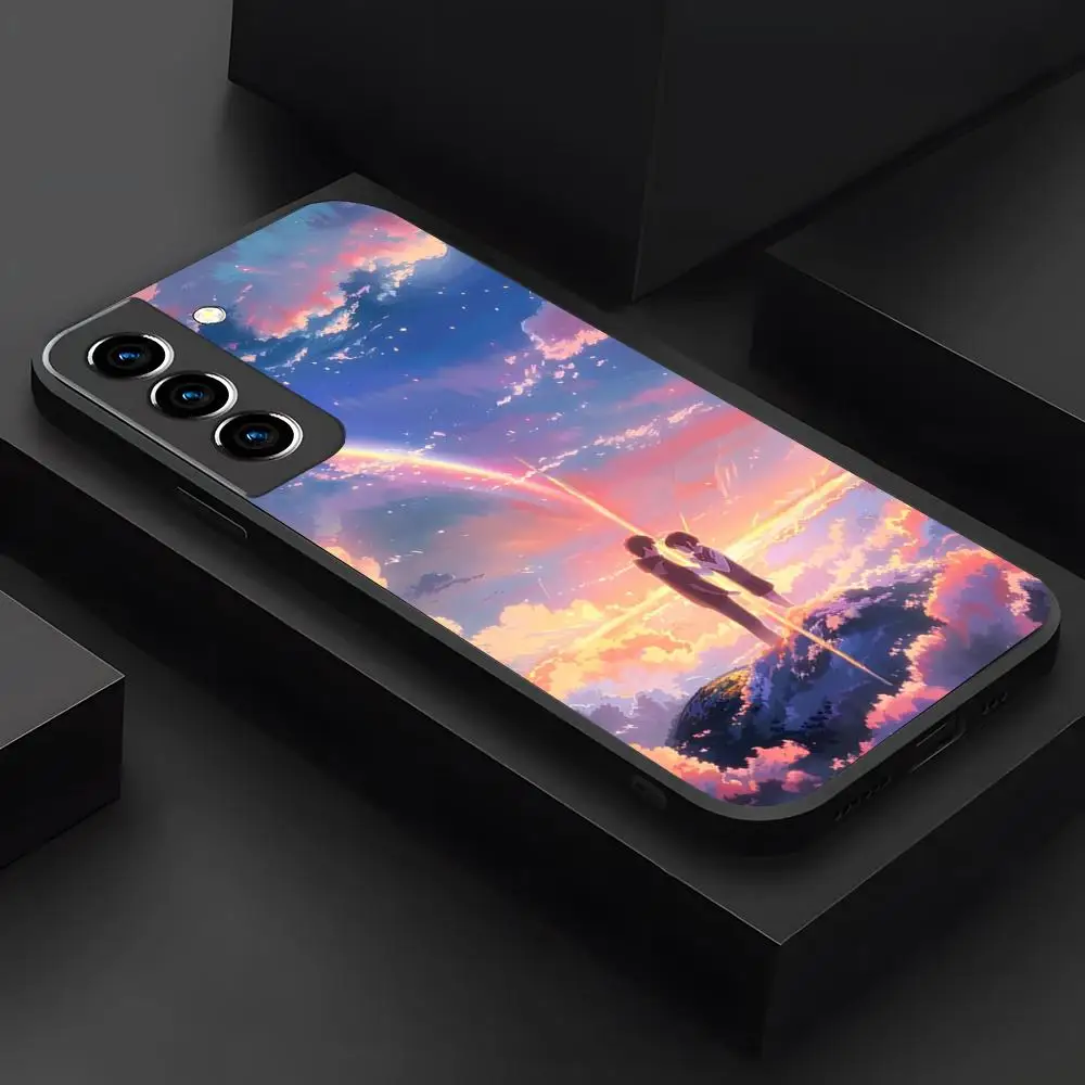 Чехол для телефона с изображением японского аниме Your Name Samsung Galaxy A21 Plus S22 A53 A24 A34 A54