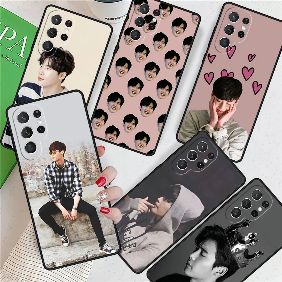 Корейский чехол Star Lee Jong Suk для Samsung Galaxy S24 Ultra S21 S22 S8 S9 S10E Note 10 20 Plus FE S23 Чехол телефона