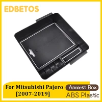 car center console organizer tray for mitsubishi pajero v93 v97 v98 2007 2019 interior accessories storage armrest box