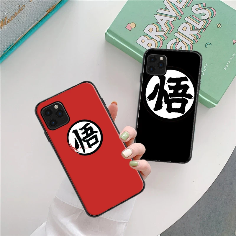 

Anime Goku Phone Case For iPhone 6 6S 7 8 Plus 11 12 13 Pro XS MAX Mini X XR SE 2020 Funda Coque Cases Back Cover