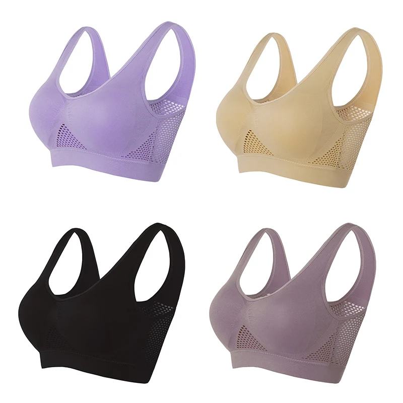 Женский Блестящий бюстгальтер без косточек сексуальный однотонный пуш-ап