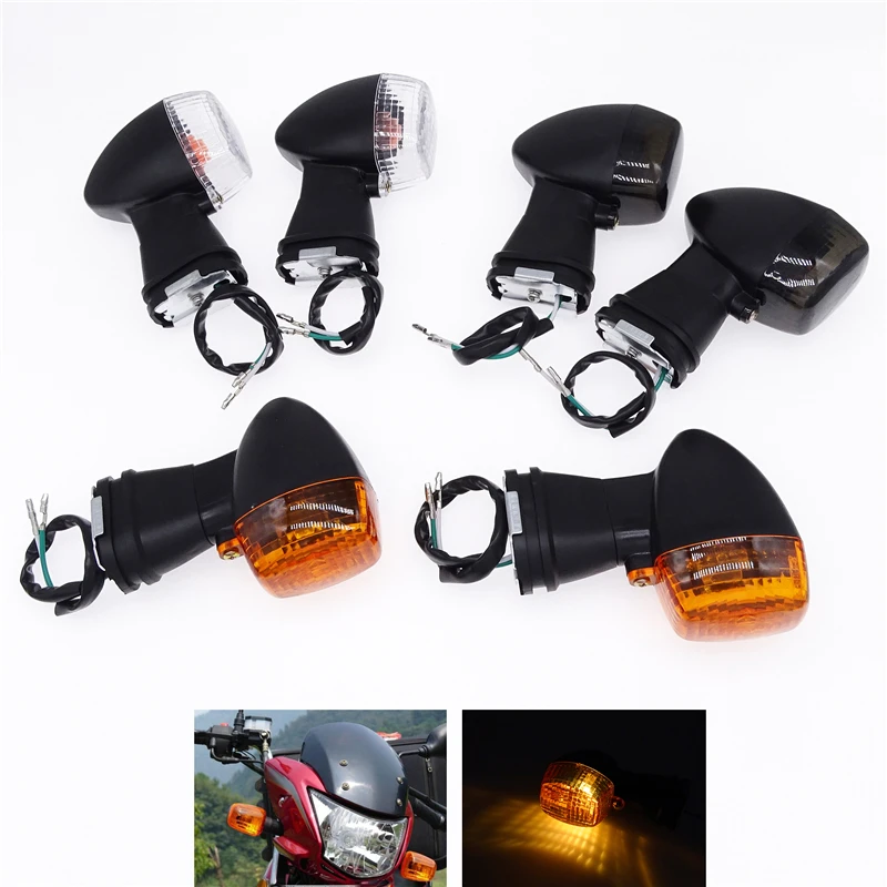 

Motorcycle Front Turn Signals Indicator Light For Kawasaki ZX900 Ninja ZX-9R ZX9R 1994-2003 1998 1999 2000 2001 2002