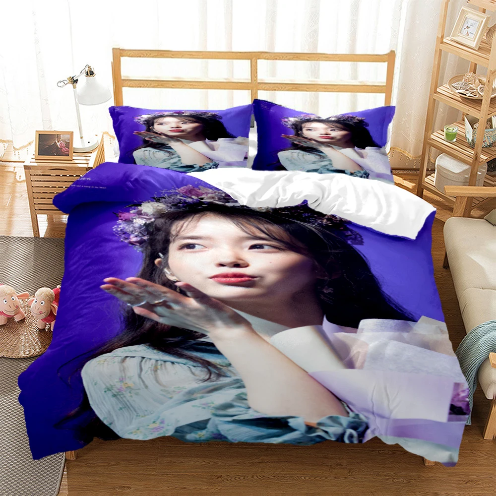 

iu Digital Print Polyester Bedding Sets Child Kids Covers Boys Bed Linen Set for Teens king size bedding set bed sheet set