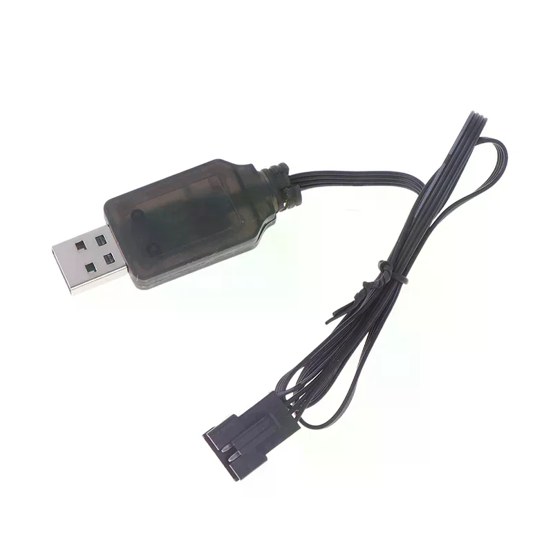 Фото Зарядное устройство USB 7.4V SM-4P для аккумуляторов DE36W, DE65, HM202, EC08, EC16, M416 для радиоуправляемых машин (1 шт.) №4