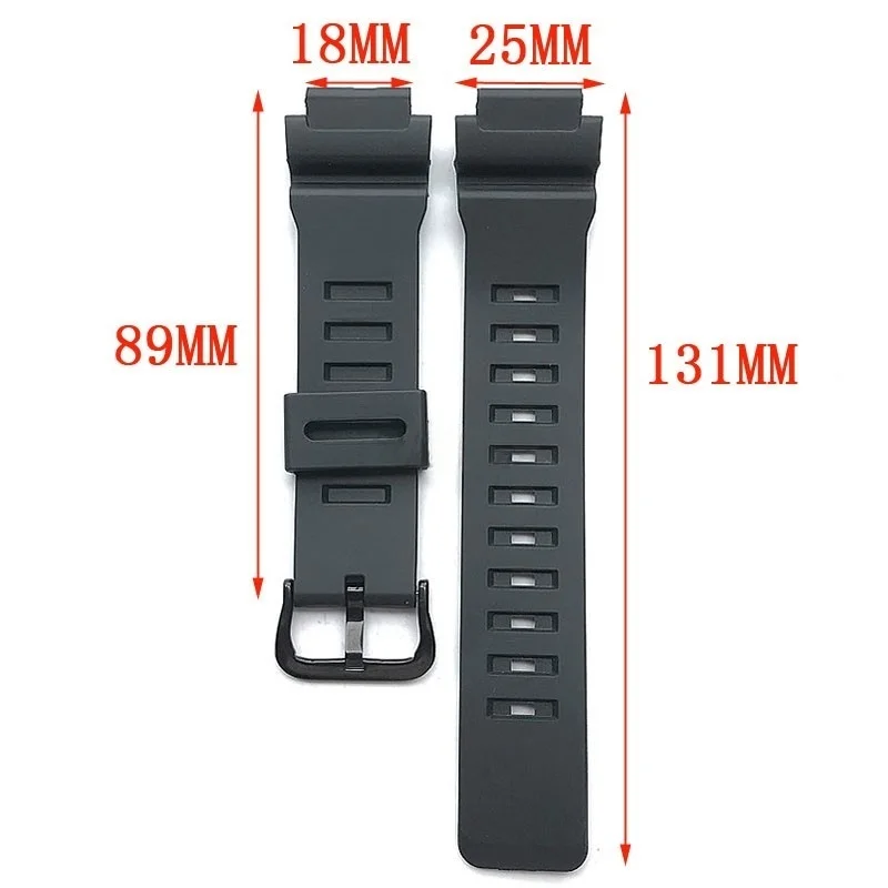Фото Силиконовый браслет WS-1400 для Casio WS-1400H WS-1300 WS-2100 AE-1500, ремешок для часов MW610 MWD110, водонепроницаемый ремешок для часов из смолы №4