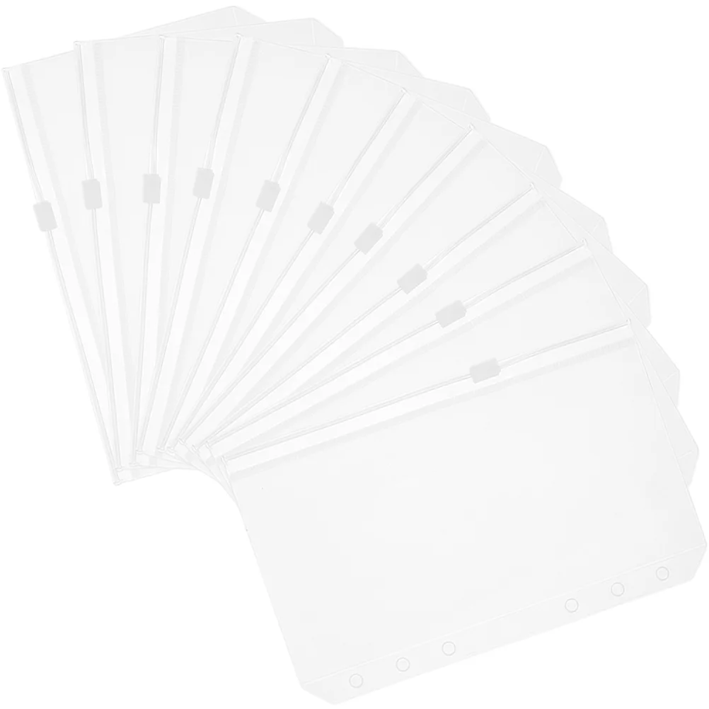 

Bags Binder Document Folders Clear File Folder Leaf Organizer Paper Page Sheet Pockets Insertable Filing Notebook Filler Refills