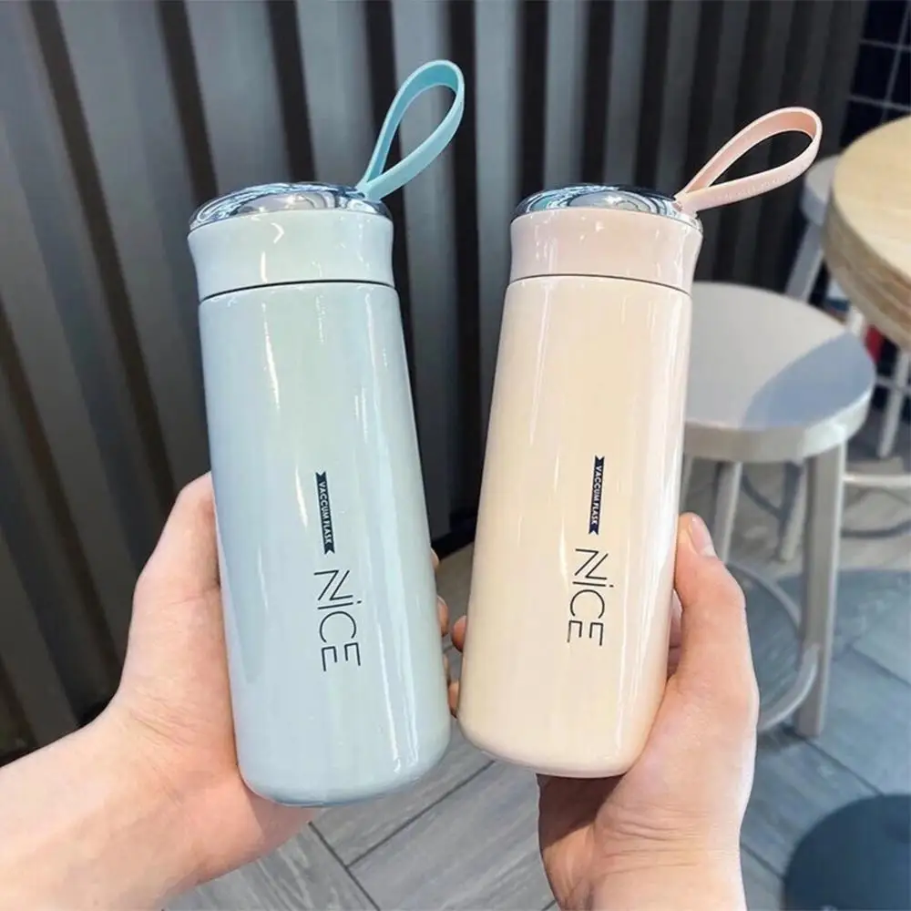 

Drinkware Tea Coffee Mug Portable Rope Kids School Gifts Glass Water Bottle Leak-proof Bpa Free Water Drinking Bottle