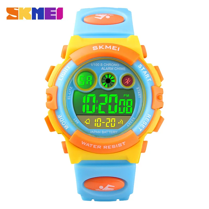 Kids Sports Digital Watch Multi Function Children Electronic Watches 5ATM Waterproof LED Light Wristwatches for Boys Girls Gifts