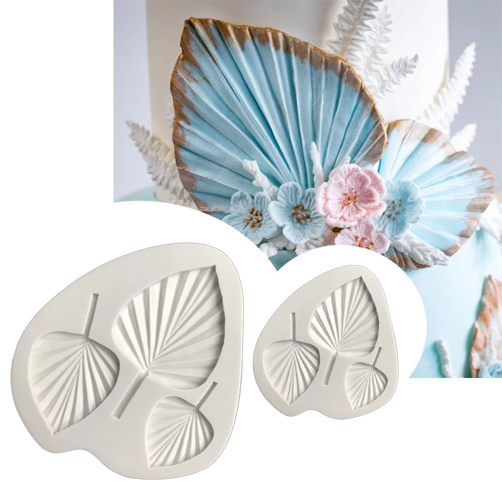 

Leaf Silicone Molds Anti-corrosion Sugarcraft Resin Fondant Cake Tear Resistance Kitchen Baking Decorating Molds