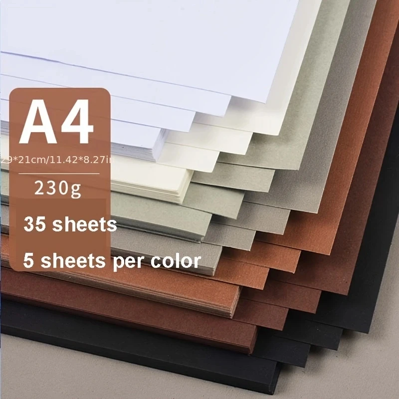 

Цветная картонная бумага OBESTDA 35 листов