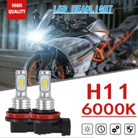 2x 70w xenon white bright led bulbs headlight hilow beam for ktm rc390 2015 2019 faros led moto led moto