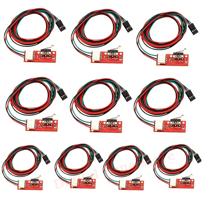 

10pcs 3D Printer RAMPS 1.4 Mechanical Endstop Limit Switch Module Touch Switch with Cable Kit for Arduino Mega 2560 1280