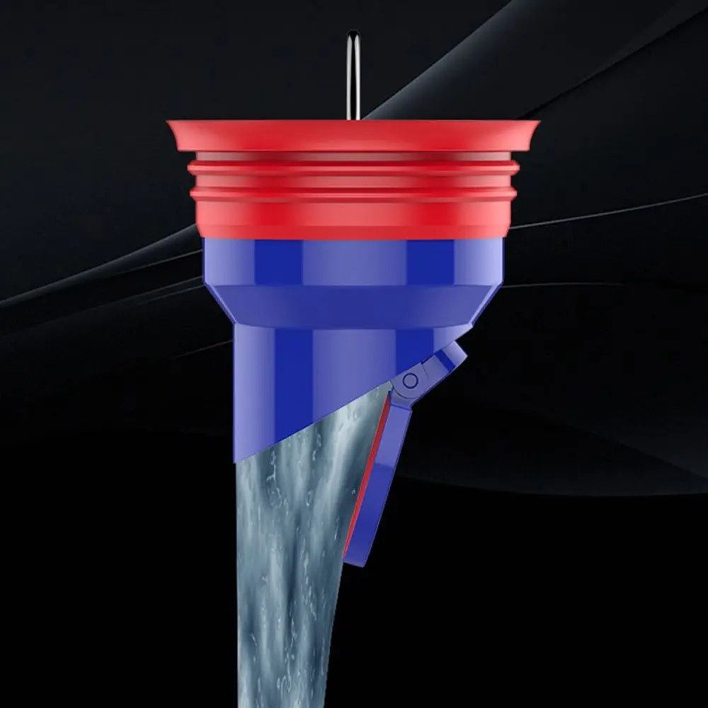 

Пластиковый сифон для пола темно-синего цвета