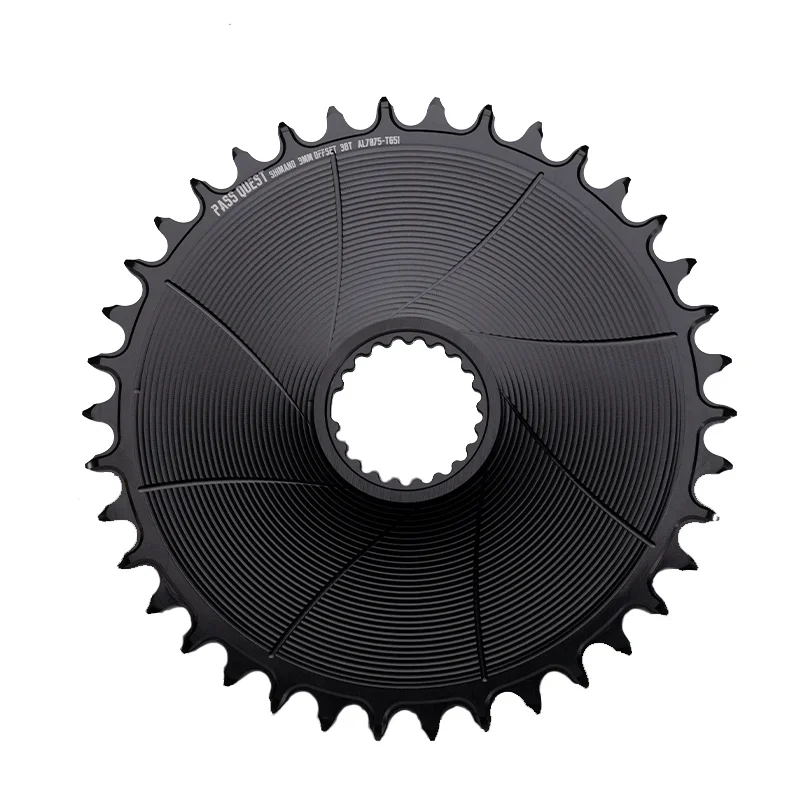 PASS QUEST 3 мм Самая продаваемая круглая узкая широкая звездочка AERO черная и