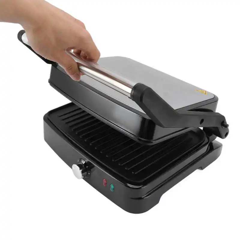 1800w double sided panini maker multipurpose panini press grill electric steak breakfast machine eu 220 240v kitchen cookware free global shipping