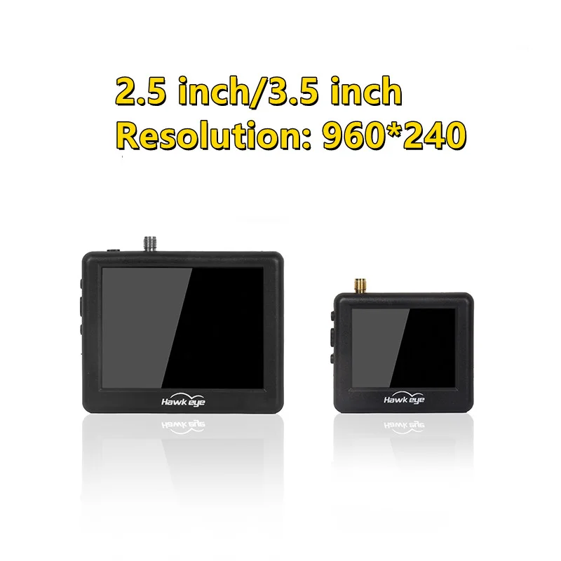

Монитор Hawkeye Pilot Master Edition 2,5 3,5 дюймов FPV 5,8G 48CH 960x240 для аналогового входа