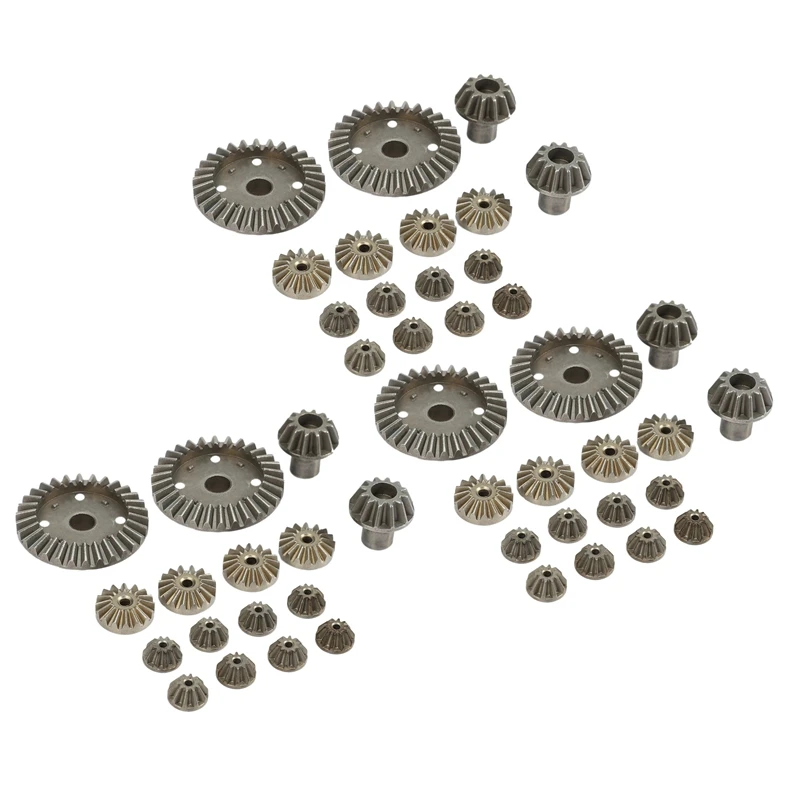 

Upgrade Metal Gear 30T 16T 10T Differential Driving Gears For Wltoys 144001 12428 12429 12423 12429,48 Pcs