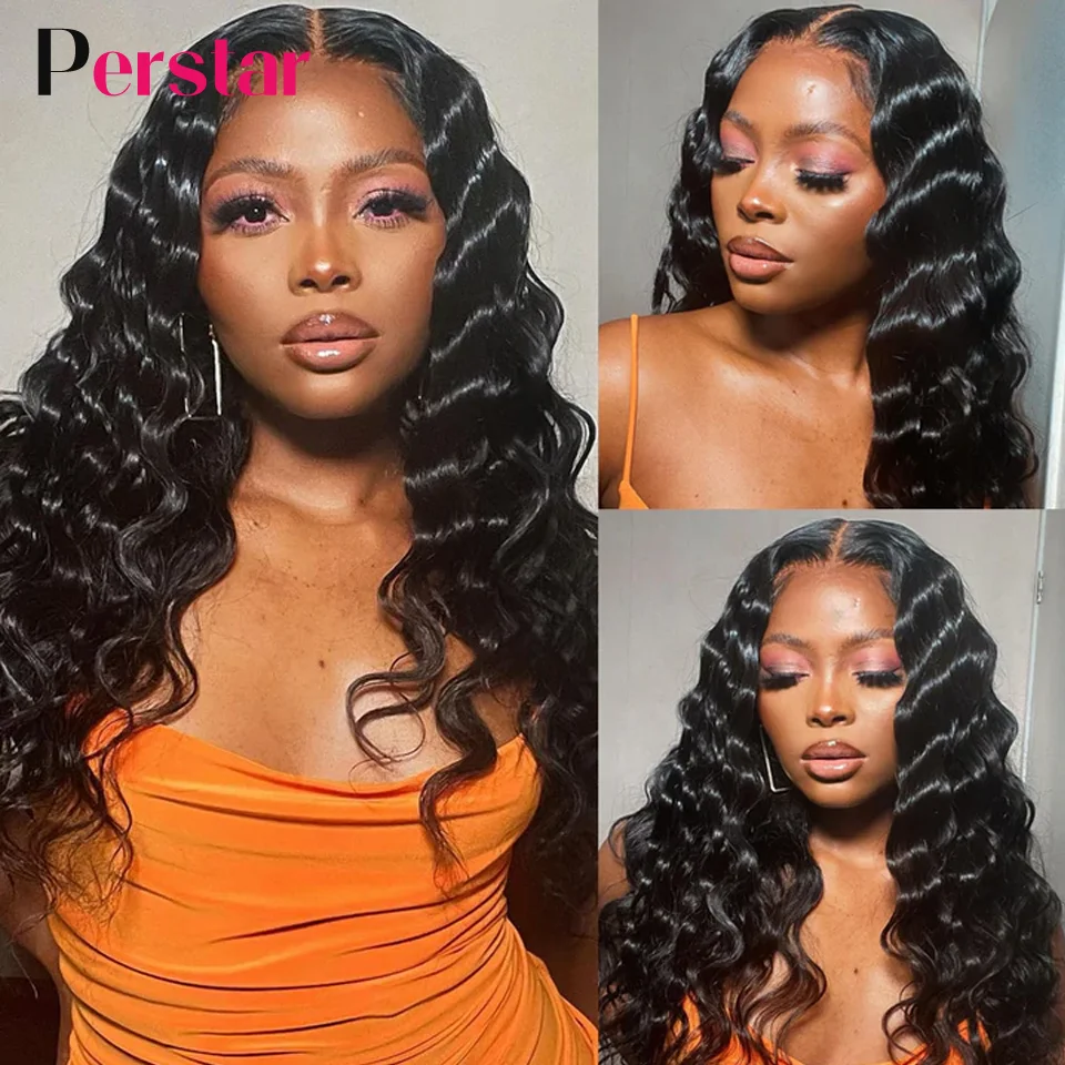 Perstar Peruvian Curly Hair Bundles Loose Deep Wave Human Extensions Natural Color 1/3/4 Pcs Weave 8-30 Inches | Шиньоны и парики