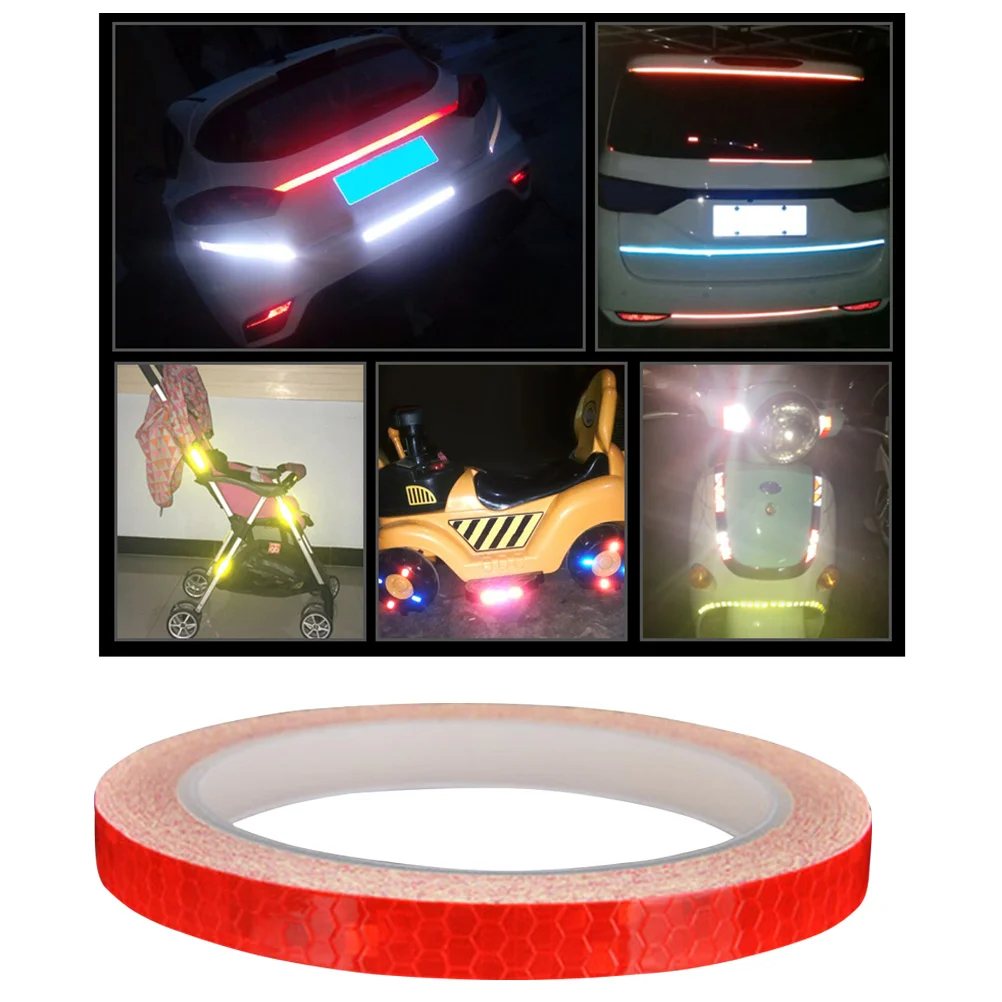 

2 Pcs Reflective Stickers Strip Bike Gear Bike Reflective Tape Biking Accessories Equipment Reflective Sticker Car accessories
