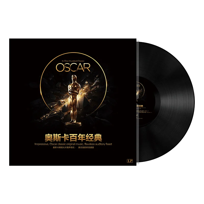 

LP Gramophone Record Oscar Century Classic English Songs Selected Phonograph 12-Inch Large Disc