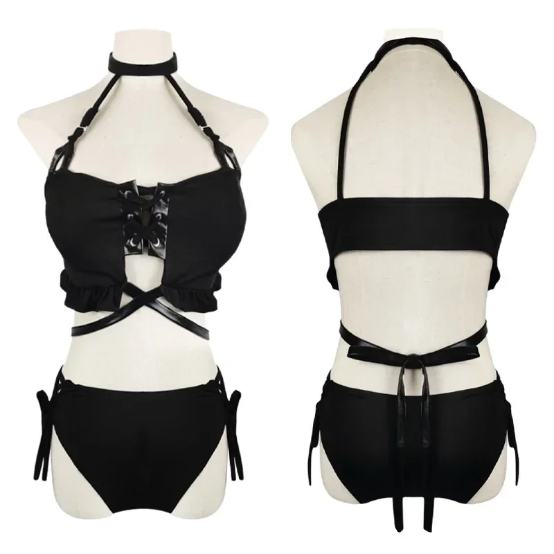 Cos Death Note Black Camisole Swimsuit Misa Amane Women's Cosplay Costume