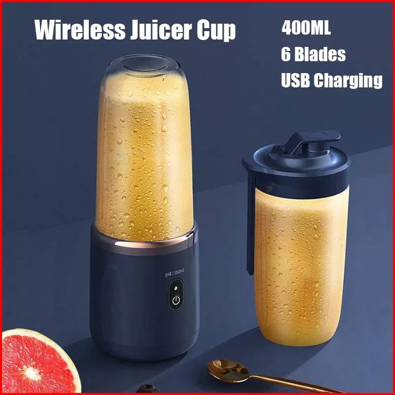 

Соковыжималка с 6 лезвиями, 400 мл, USB