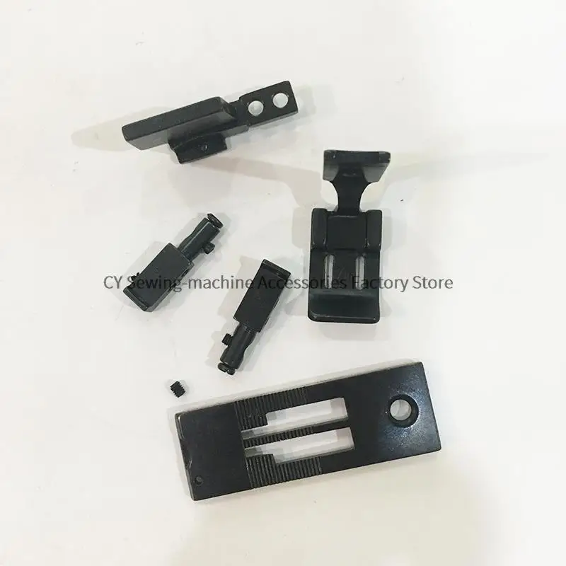 

DAYU Double Needle Gauge Set 5/16 for JUKI 3168 Needle Plate Presser Foot Feed Dog Needle Clamp Industrial Sewing Machine Parts