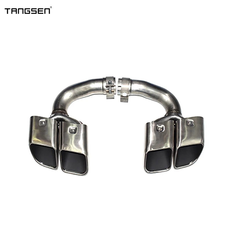 Для Porsche Cayenne 9Y0 2018–2024 обновленная выхлопная труба GTS круглая насадка с четырьмя