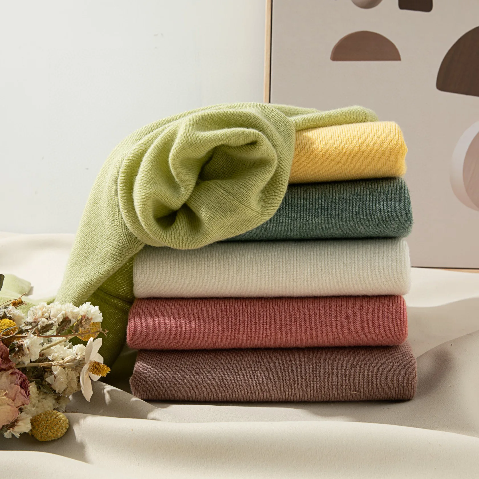 

Классическая водолазка SweatersNo.21, свитер из мериносовой шерсти, вязаный Топ